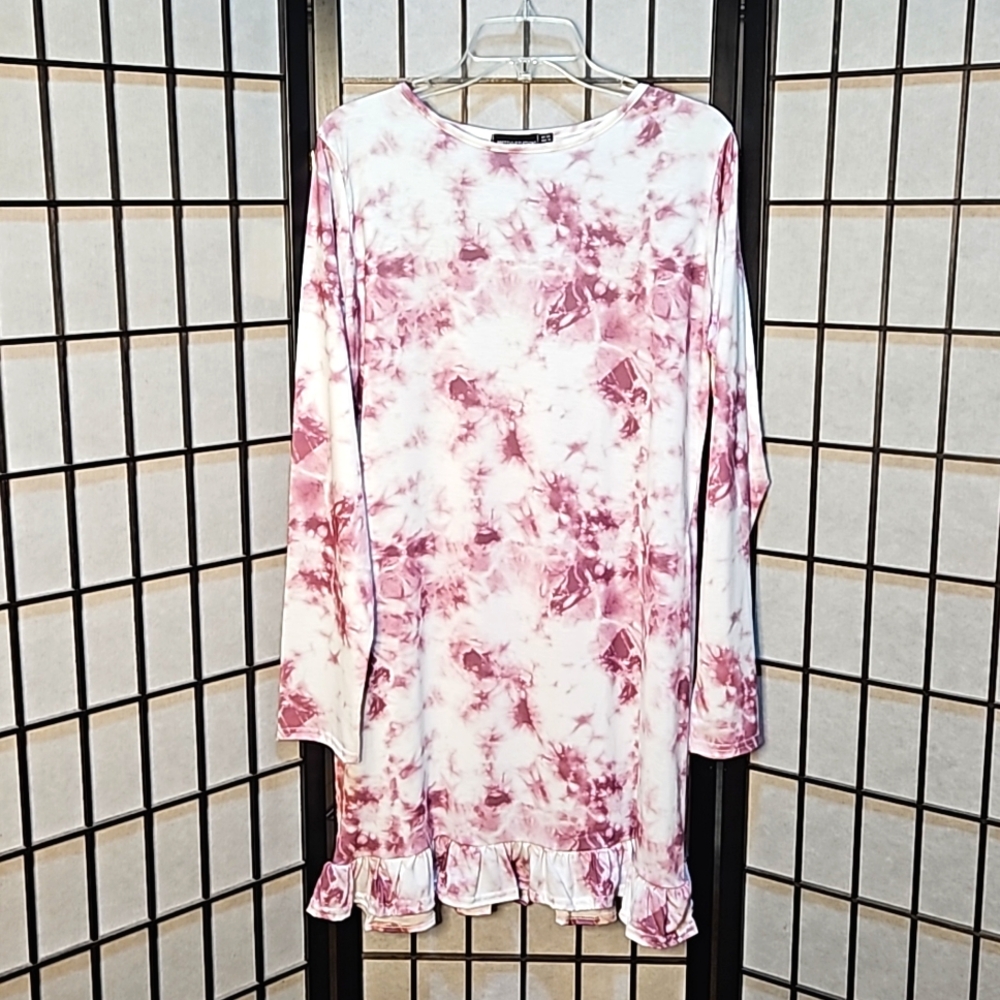 Mauve Tie-Dye Dress